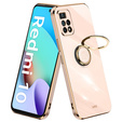 Чехол до Xiaomi Redmi 10, Electro Ring, золотой