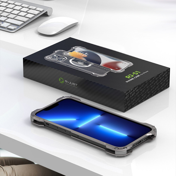 Чохол R-JUST до iPhone 13, Black