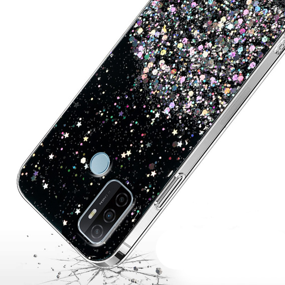 Чoхол до Oppo A53 2020, Glittery, чорний
