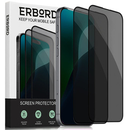 Закаленное стекло ERBORD Anti-Spy для iPhone 17 Pro / 17 / 16 Pro, ERBORD Anti-Spy Закаленное