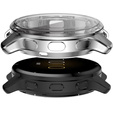 Чехол 2в1 с защитой экрана для часов Garmin Venu 2 Plus, Silver