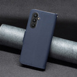 Чохол-книжка для Samsung Galaxy A25 5G, Wallet Litchi Leather, темно-синій + скло 9H 