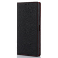 Чохол-книжка для Sony Xperia 10 V, Litchi Skin Grain, чорний