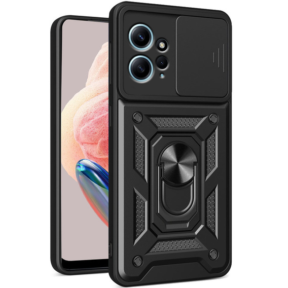 Чохол NOX Camera Slide Xiaomi Redmi Note 12 4G, CamShield Slide, чорний
