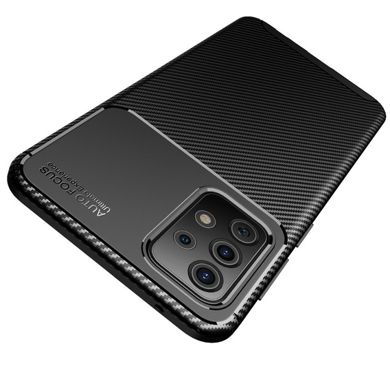 Чoхол до Samsung Galaxy A52 / A52s, Carbon Gel, чорний