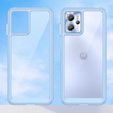 Чoхол до Motorola Moto G13 / G23, Fusion Hybrid, прозорий / синій