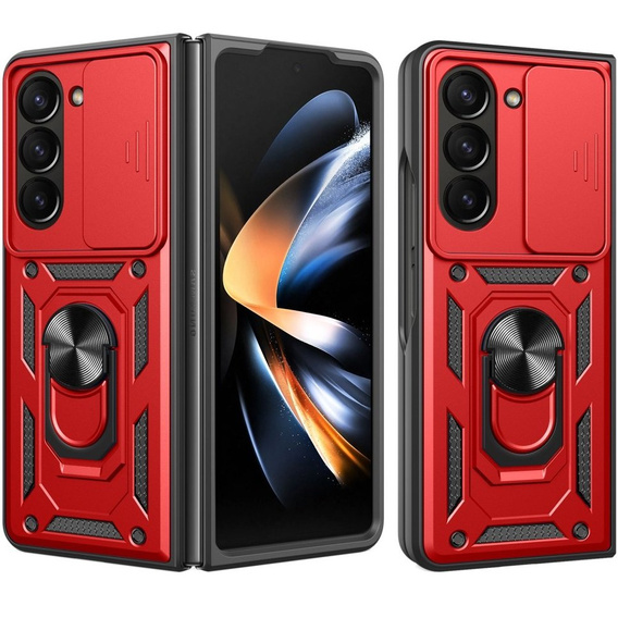 Чохол NOX Camera Slide Samsung Galaxy Z Fold5 5G, CamShield Slide, червоний