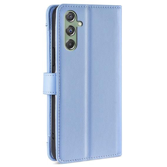 Откидной чехол для Samsung Galaxy M34, Wallet Zipper Pocket, синий