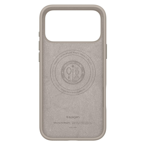 Чохол Spigen для iPhone 17 Pro Max, Silicone Fit MagSafe, Stone