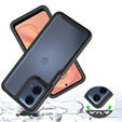 Чoхол Shockproof до Motorola Moto E14 / G24 / G04, із захисним екраном, чорний