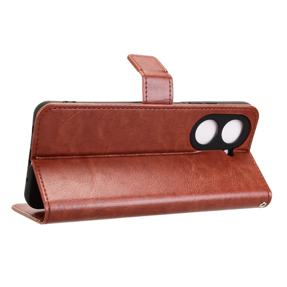 Футляр з клапаном для Xiaomi Redmi A5, Crazy Horse Wallet, коричневий
