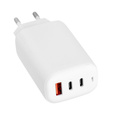 Зарядное устройство Forcell 65W GaN 2x USB C 1x USB A , White