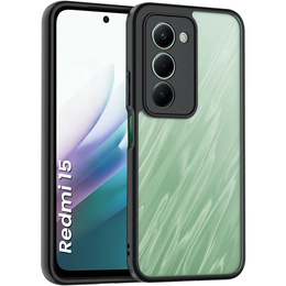 Чохол для Xiaomi Redmi 15 5G / 4G, із захистом камери, прозорий з чорними боковинами