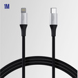 Адептер HOCO - USB-C TYPE-C на Lightning, Black