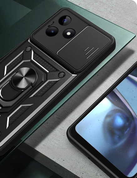 Чохол NOX Camera Slide Realme C63, CamShield Slide, чорний