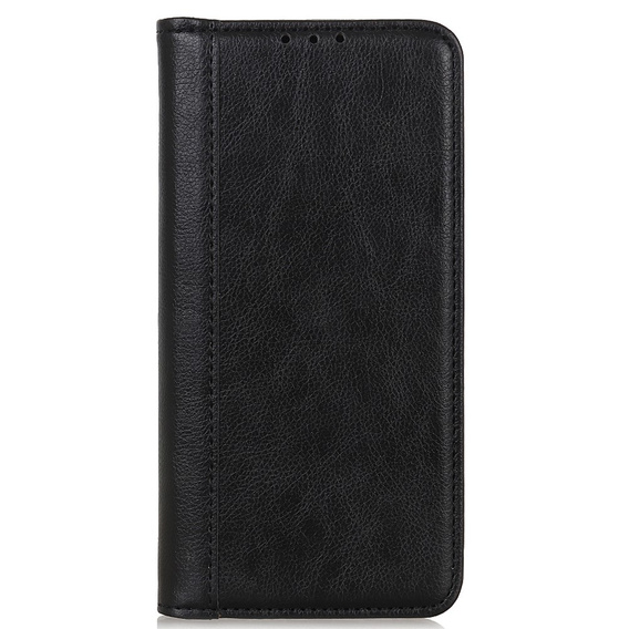 Чoхол до Xiaomi Redmi Note 13 Pro 4G / Xiaomi Redmi Note 14S / Xiaomi Poco M6 Pro 4G, Wallet Litchi Leather, чорний