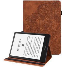 чехол-крышка для Amazon Kindle Paperwhite 5 (2021), flower, синий