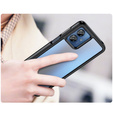 Чехол до Motorola Moto G14, Fusion Hybrid, прозрачный / черный