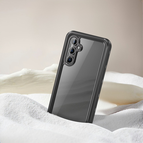 IP68 водонепроникний чохол для Samsung Galaxy A55 5G, Redpepper, чорний