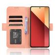 Откидной чехол для Xiaomi Redmi Note 13 Pro 4G / Xiaomi Redmi Note 14S / Xiaomi Poco M6 Pro 4G, Card Slot, розовый