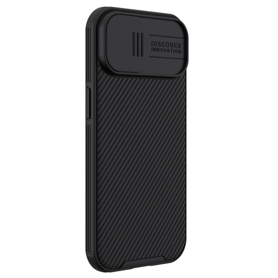бронированный чехол Nillkin для iPhone 15 Plus, CamShield Pro, чёрный