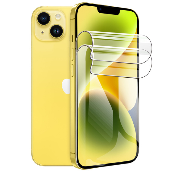 2x Гідрогелева плівка для iPhone 15 Pro Max, ERBORD Hydrogel Foil