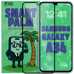 Захисне скло 5D Full Glue Smart Palm для Samsung Galaxy A34 5G