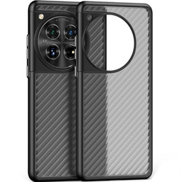 Чехол до OnePlus 12 5G, Fusion Twill Stripe, прозрачный / черный