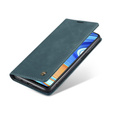 Чехол CASEME для Xiaomi do Redmi Note 9s / 9 Pro, Leather Wallet Case, синий