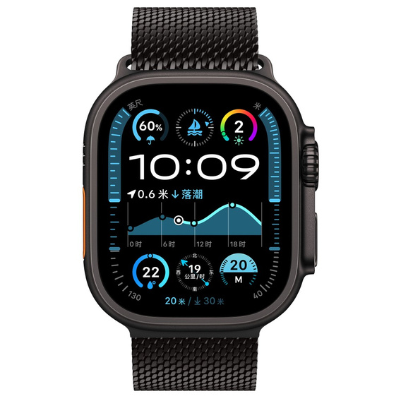 Браслет Milanese для Apple Watch  1/2/3/4/5/6/7/SE (42/44MM) - Black