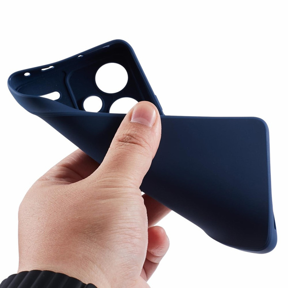 Чoхол до Xiaomi Redmi Note 13 Pro+, Silicone Lite, темно-синій
