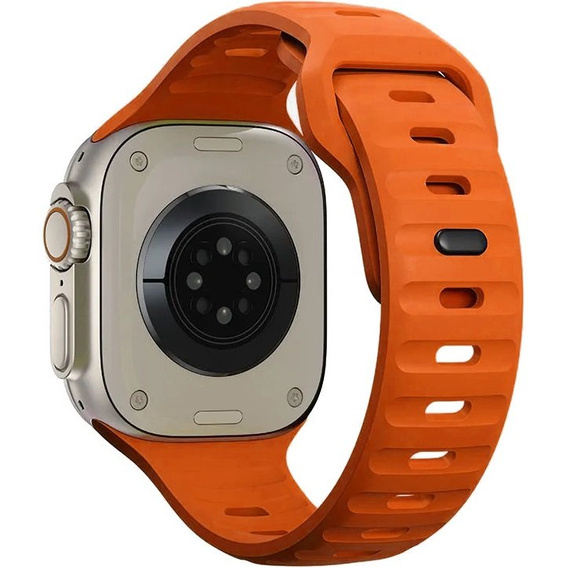 Ремінець  Hollow Apple Watch 1/2/3/4/5/6/7/8/SE/ULTRA 42/44/45/49MM, Orange