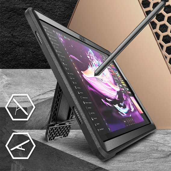 Чохол-сумка для Samsung Galaxy Tab A9+ Plus, Unicorn Beetle Pro, чорний