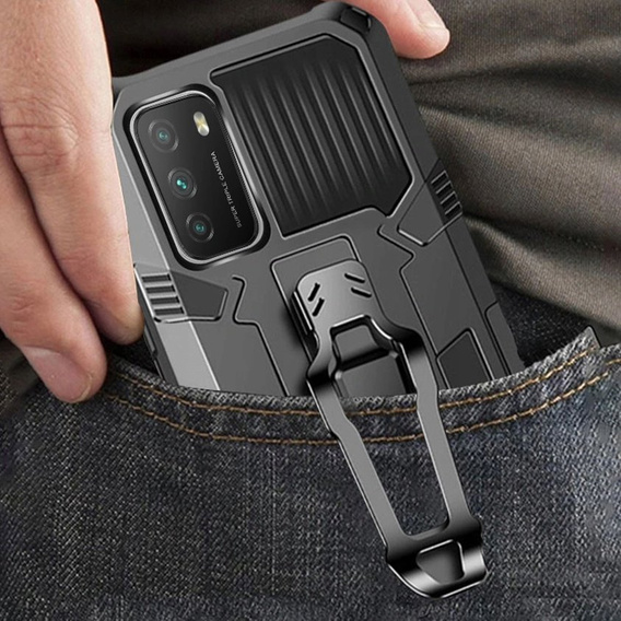 Чехол Hybrid KickStand до Xiaomi Redmi 9T / Poco M3, Black