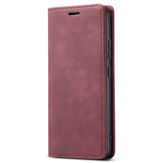 Чехол для Samsung Galaxy A54, ERBORD Vintage, бумажник с клапаном, красный