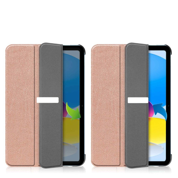 Чохол для iPad 10.9 2022 10 Gen, Smartcase з місцем для стилуса, рожевий