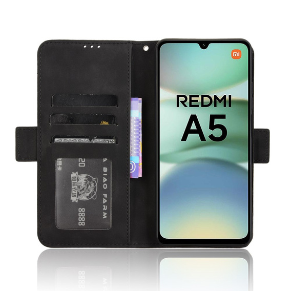 Откидной чехол для Xiaomi Redmi A5, Card Slot, чёрный