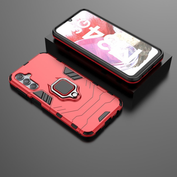 Чoхол до Samsung Galaxy M34, Kickstand Ring, червоний