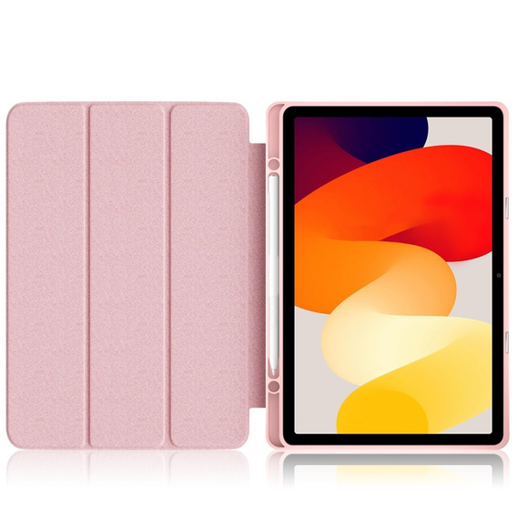 Чехол для Xiaomi Redmi Pad SE 11", Smartcase Hybrid, с местом для стилуса, розовый