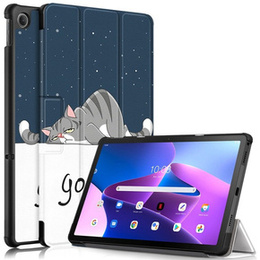 Чехол для Lenovo Tab M10 Plus 10.6 TB-125F / TB-128F 3 Gen, Smartcase, sleeping cat