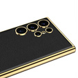 Чехол до Samsung Galaxy S24 Ultra, GKK Leather, чёрный
