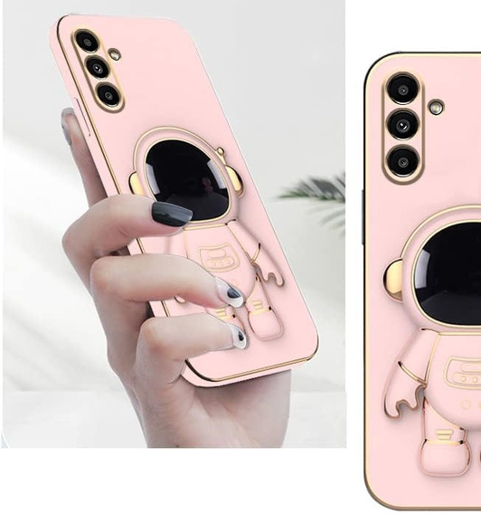 Чoхол до Samsung Galaxy A56 5G, Astronaut, рожевий