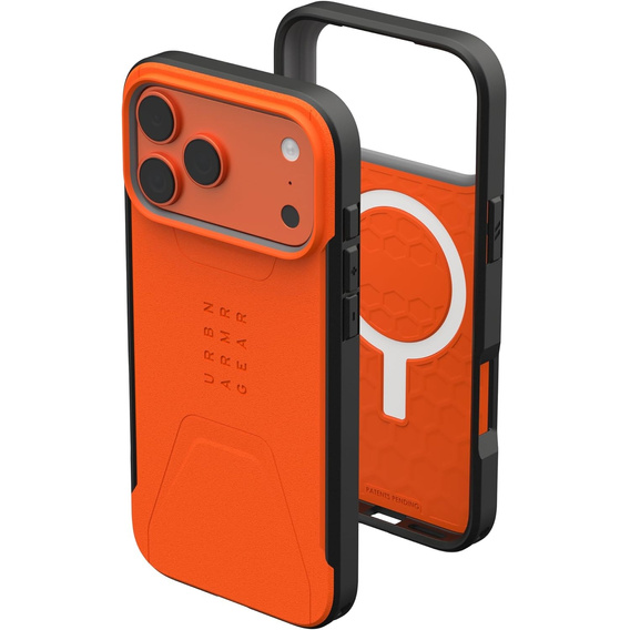 Чехол Urban Armor Gear для iPhone 17 Pro Max, Civilian MagSafe, оранжевый