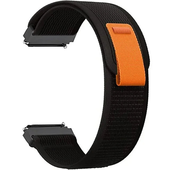 Ремешок Nylon до Samsung Galaxy Watch Active 22mm, Black