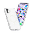 Чехол для iPhone 17, для MagSafe, глиттер, прозрачный