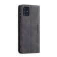 Чехол CASEME для Samsung Galaxy A71, Leather Wallet Case, чёрный