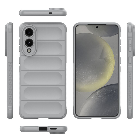 Чехол до Samsung Galaxy S25 Edge, Gaming Shockproof, серый