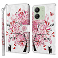 Откидной чехол для Xiaomi Redmi 13C / Poco C65, Wallet, Cat & Tree