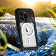 IP68 Водонепроницаемый чехол для iPhone 14 Pro Max, SHELLBOX MagSafe, чёрный