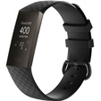 Резиновый браслет Rhombus для Fitbit Charge 3/4  - Black